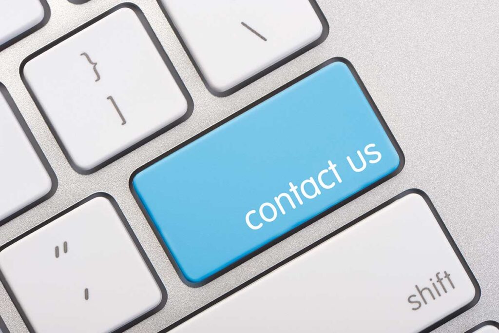 contact us on a computer keyboard, contact probably funding
